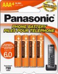 Front Zoom. Panasonic - Rechargeable AAA Batteries (4-Pack).