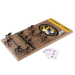 Across the Board - Missouri Tigers Walnut Horseracing Gametop - Multicolor