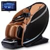Front. Alfine - Alfine A688 Heaven Duet Massage Chair 4Dx3D Dual-Mechanism Zero Gravity Full Body Relaxation - Brown.