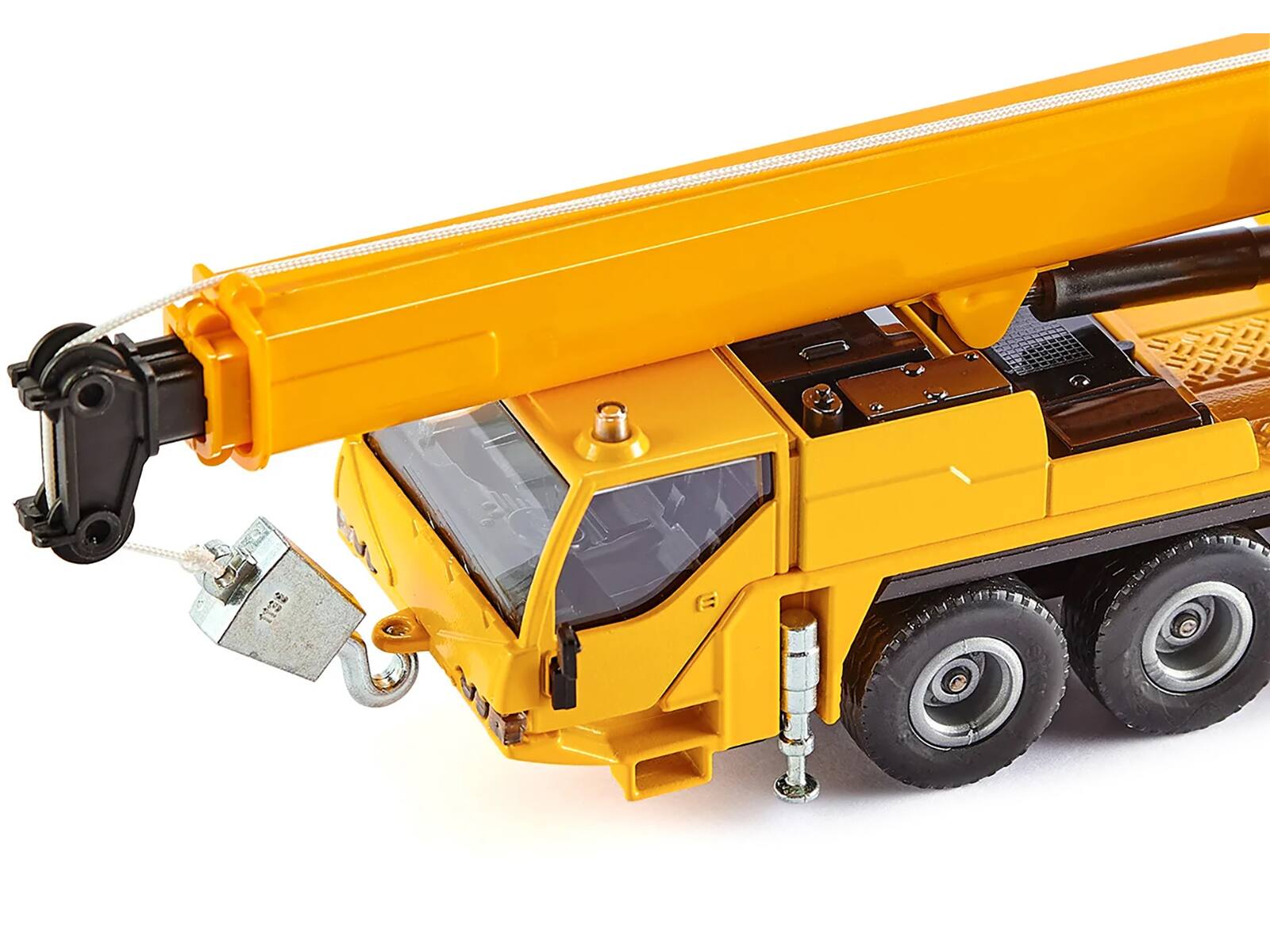 Back. SIKU - Mobile Crane Yellow 1/55 Diecast Model by Siku - Yellow.