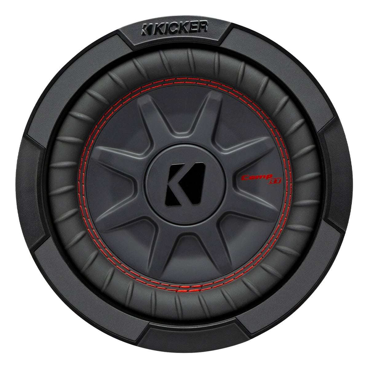 KICKER - 48CWRT84 CompRT 8" 4-Ohm DVC Subwoofer - Black