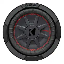 KICKER - 48CWRT84 CompRT 8" 4-Ohm DVC Subwoofer - Black