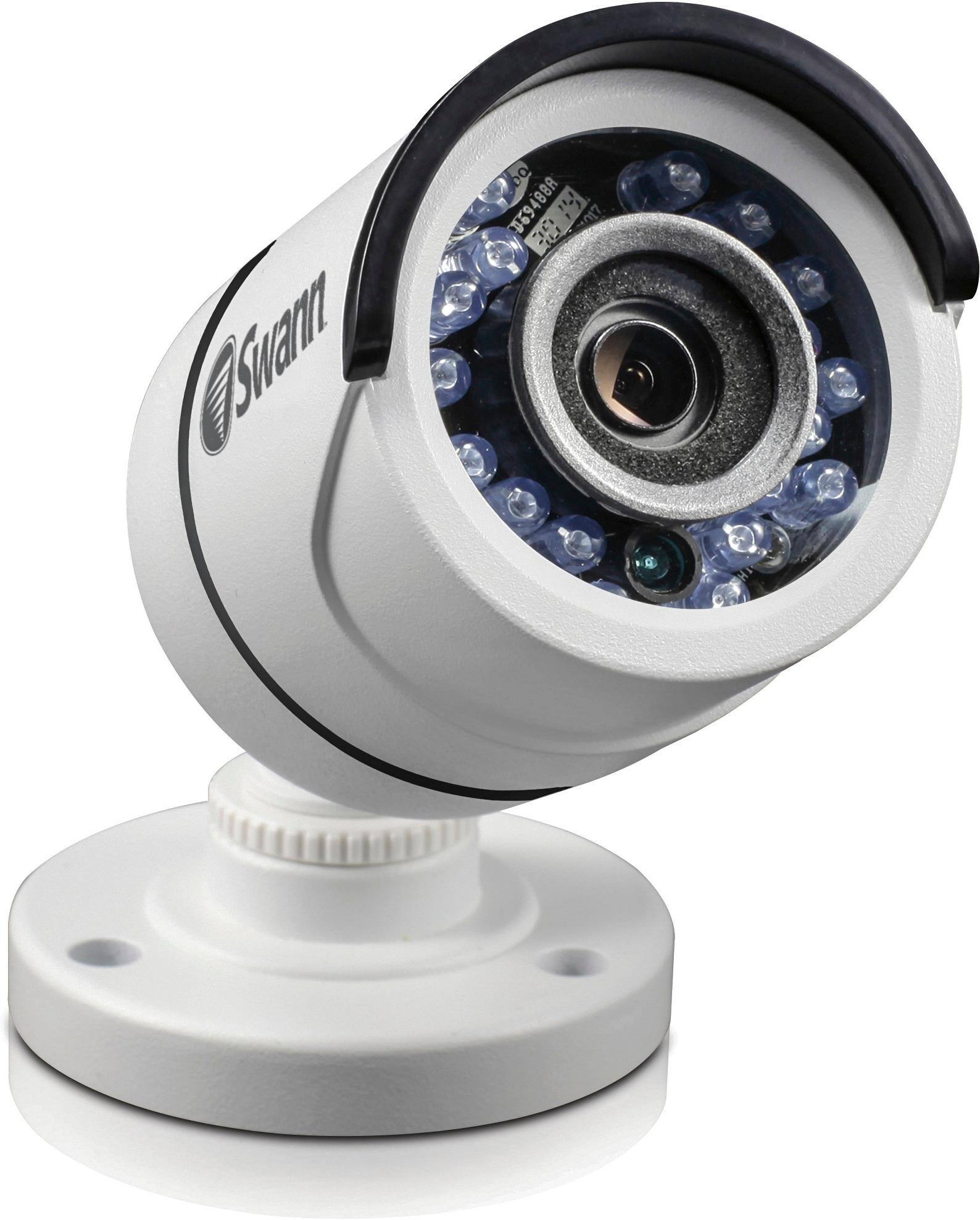 Alt View 15. Swann - PRO SERIES HD 8-Channel, 8-Camera Indoor/Outdoor Wired 2TB DVR Surveillance System - Black/white.