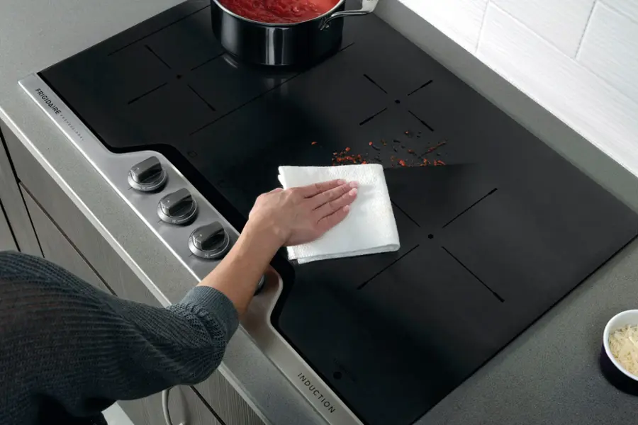 Alt View 15. Frigidaire - 30" Induction Cooktop - Stainless Steel.