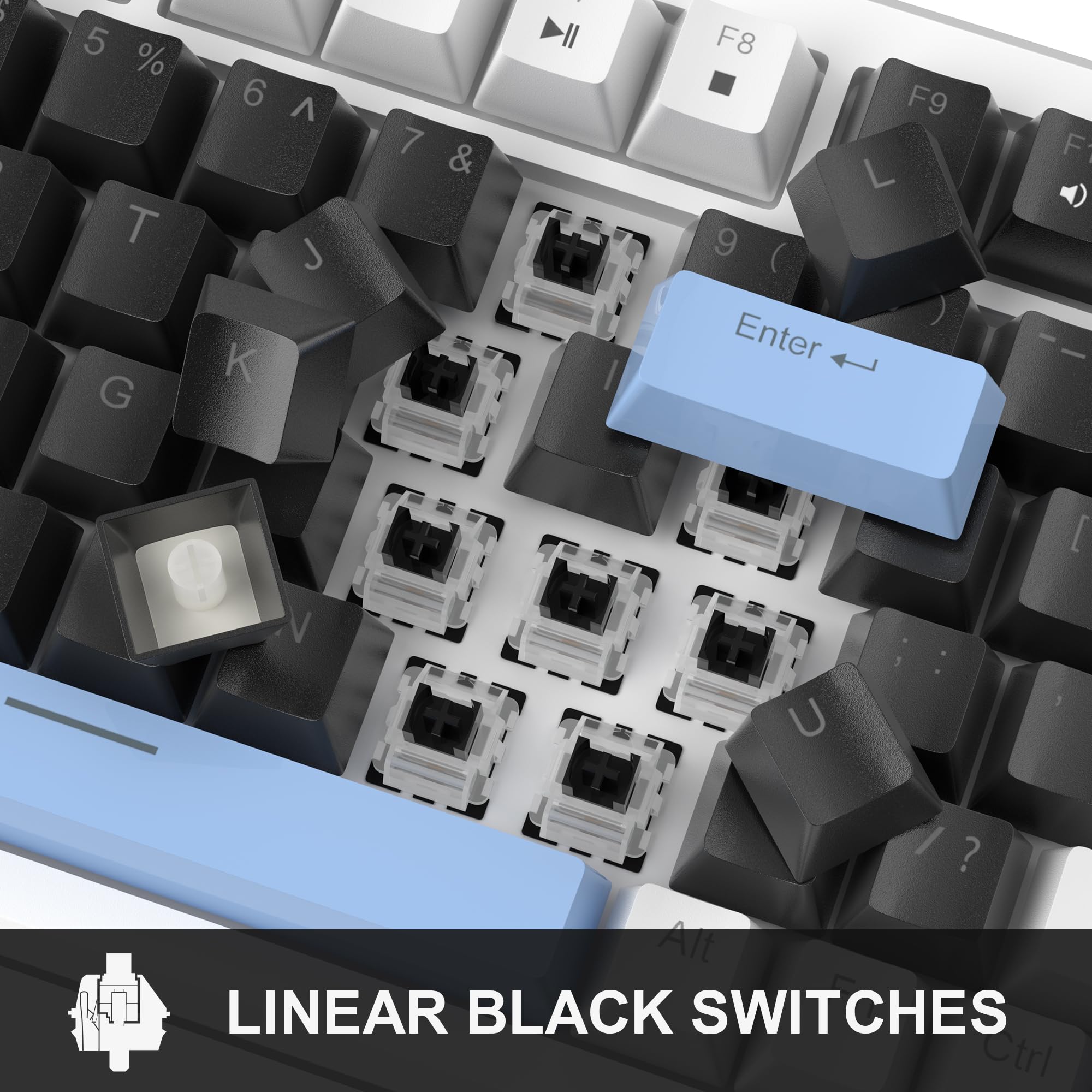 5 1 5 % T G 6 A > K 7 & C II F8 9 ( Enter F9 F : [ V U  / ? Alt LINEAR BLACK SWITCHES Ctrl
