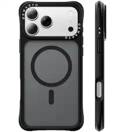 Ornarto - for iPhone 17 Pro Max Case 6.9", Slim Shockproof Translucent Matte Phone Case with MagSafe - Black