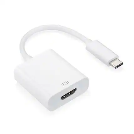 Front. Sanoxy - Sanoxy USB 3.1 Type C Male to HDMI Female Adapter 4K/60Hz - White.