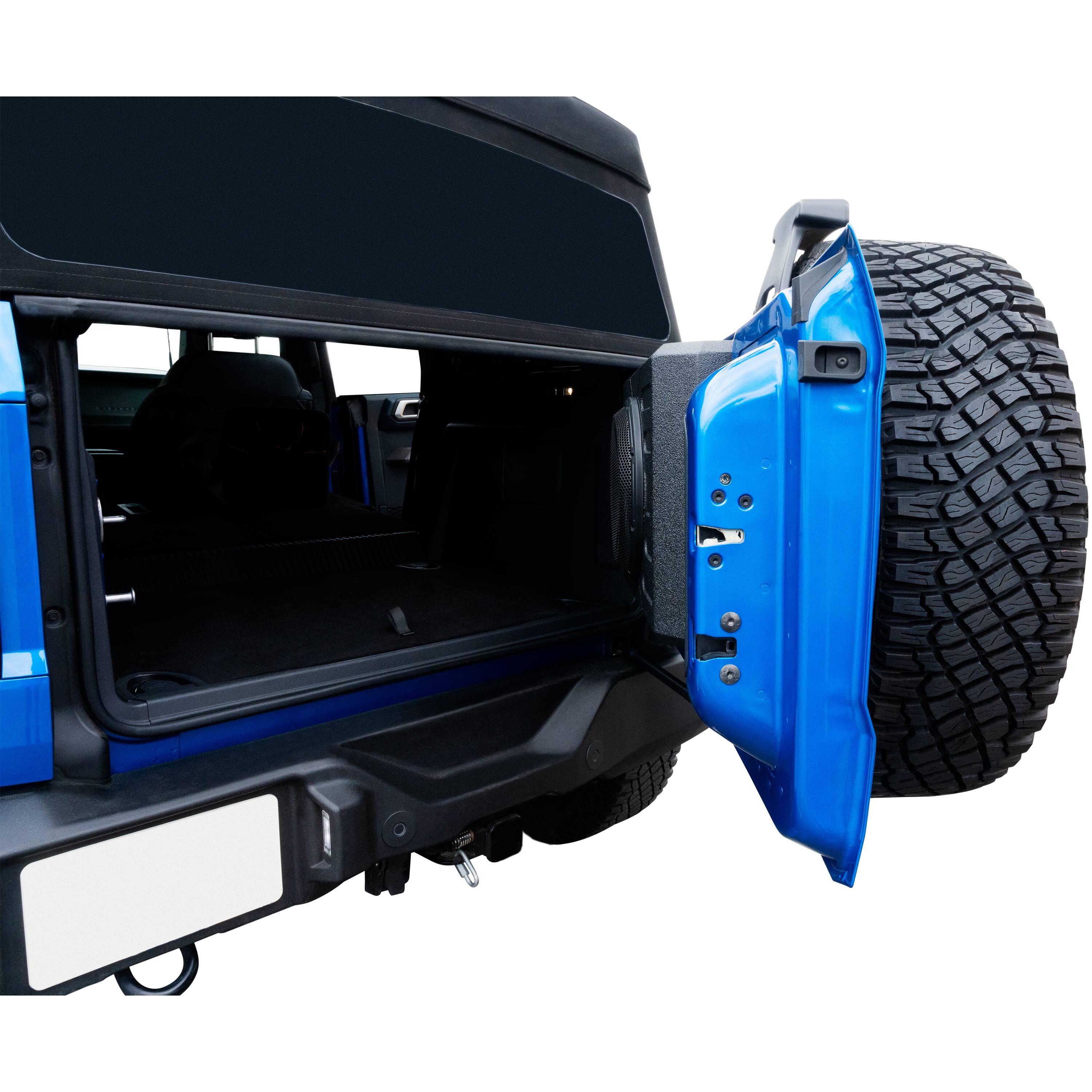 Alt View 17. AudioControl - 12” Single-Voice-Coil 2-Ohm Loaded Subwoofer Enclosure - Black.