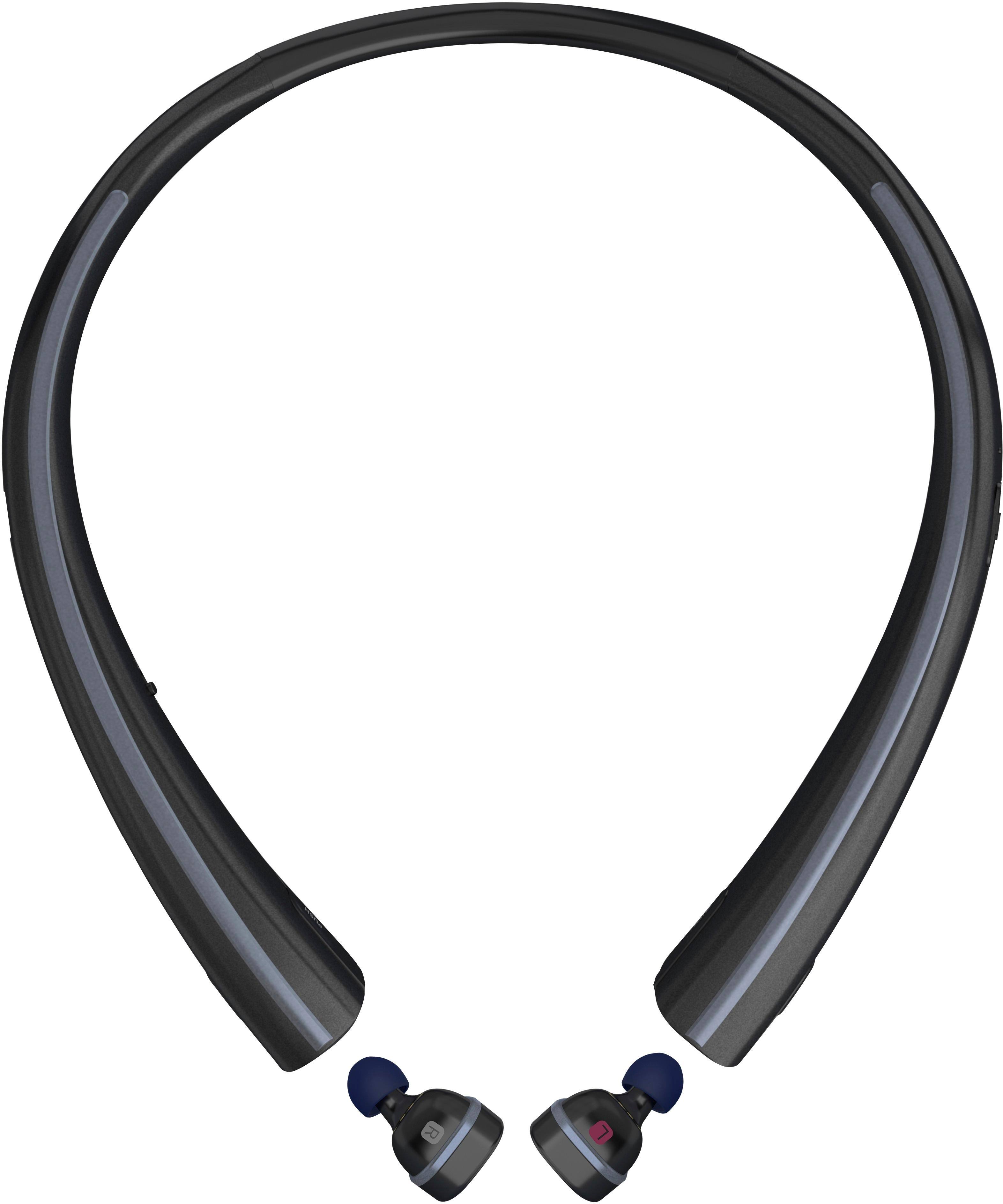 LG - TONE Free HBS-F110 Wireless In-Ear Headphones - Black - Angle
