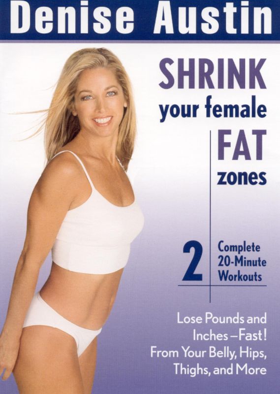 Denise Austin: Shrink Your Female Fat Zones DVD 2003.