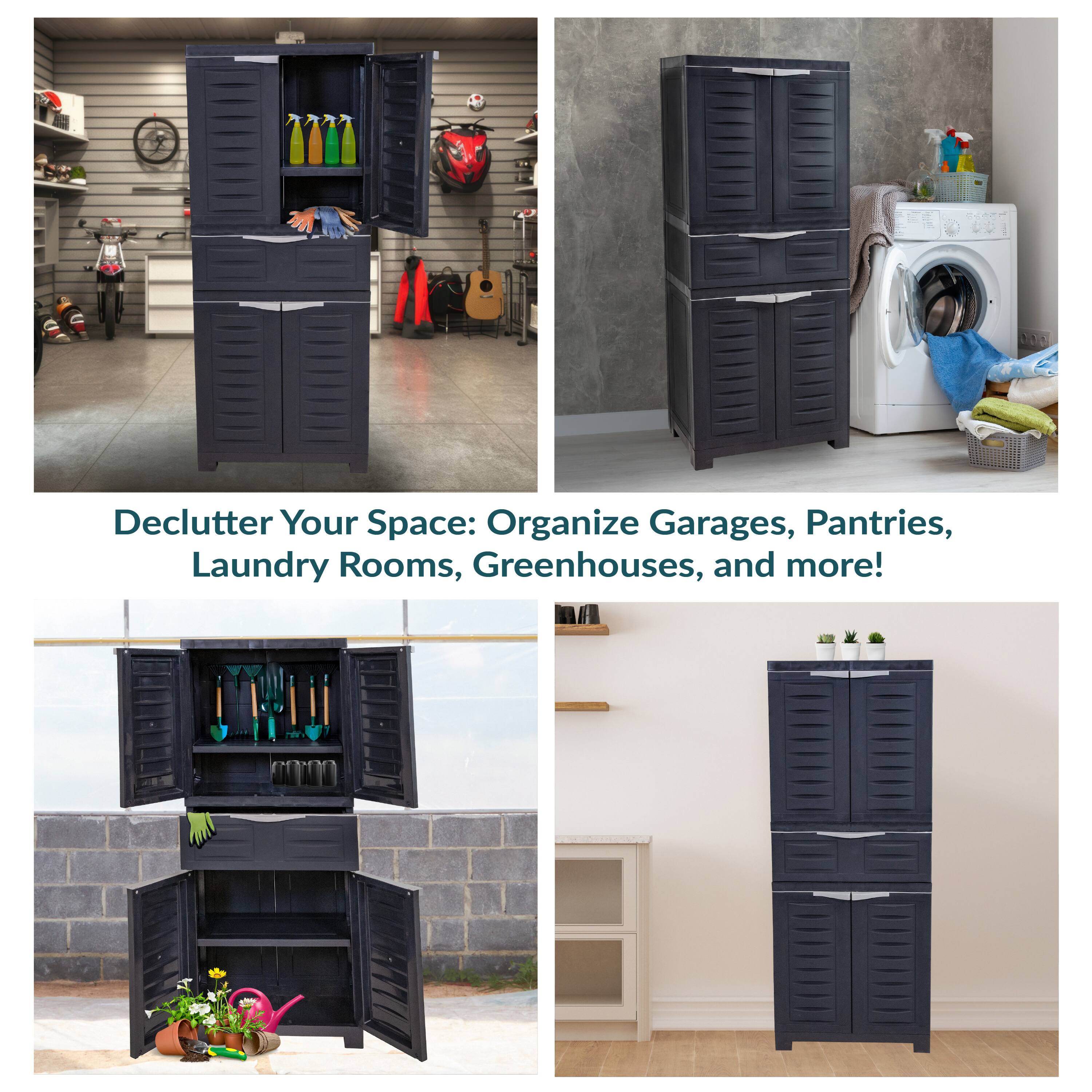Declutter Your Space: Organize Garages, Pantries, Laundry Rooms, Greenhouses, and more!