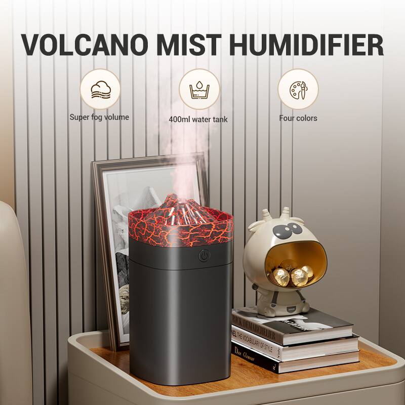 VOLCANO MIST HUMIDIFIER  
Super fog volume  
400ml water tank  
Four colors  

NEL THE ARCHELIER  
THE VOCABULARY OF STYLE  
FSTYLE  
Clewser
