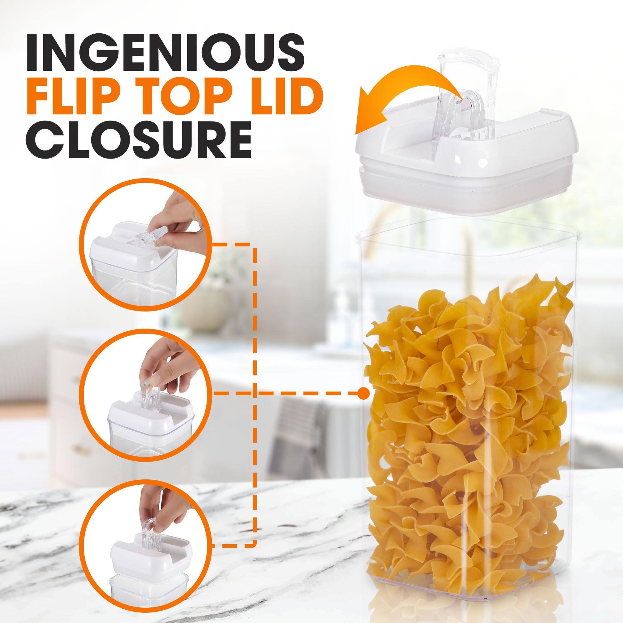 INGENIOUS FLIP TOP LID CLOSURE