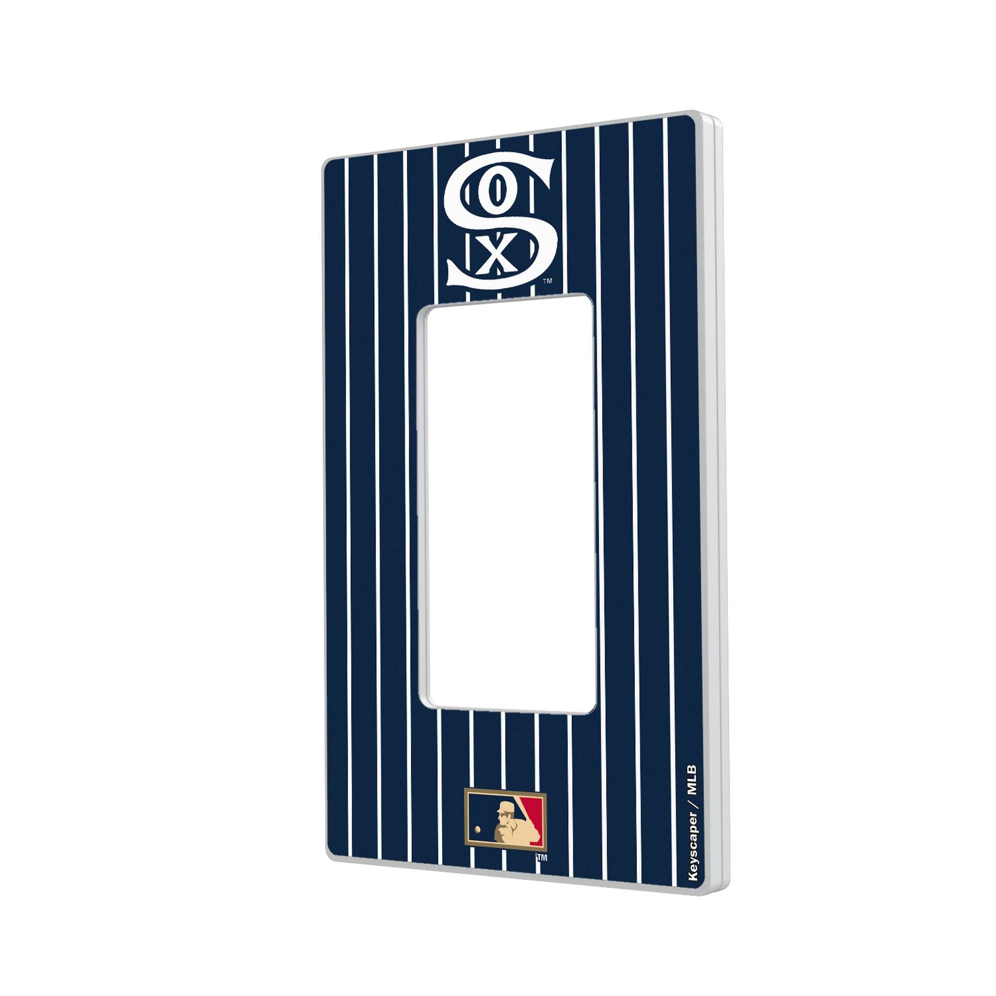 Keyscaper - Chicago White Sox 1919 Cooperstown Pinstripe Single Rocker Light Switch Plate - Multicolor price history on PriceWatchPro