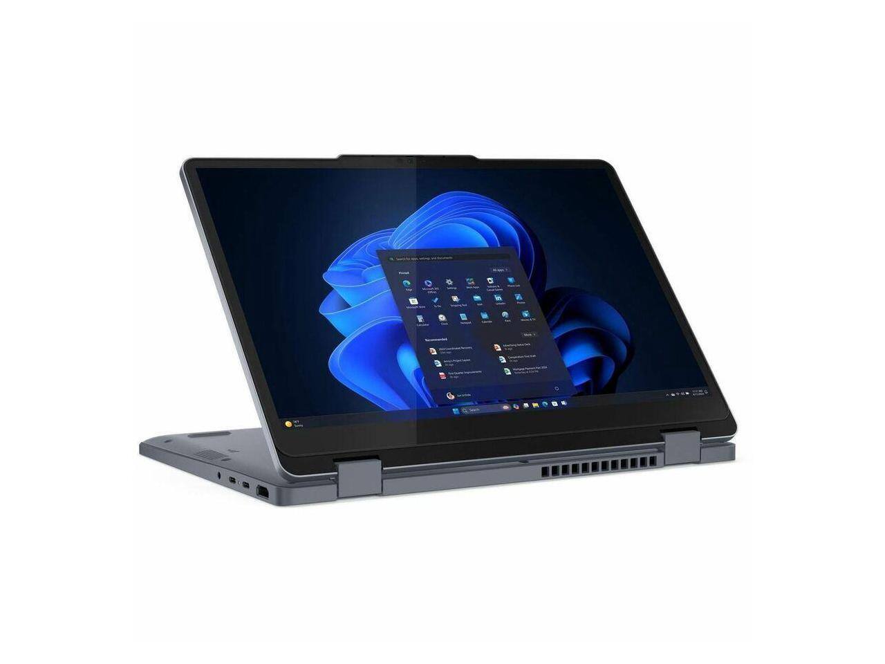 Alt View 3. Lenovo - Lenovo 13w Gen 3 13.3" Touch Convertible - Core 3 - 8GB - 256GB SSD - Luna Gray - Gray.