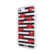 Skech - Case for Apple® iPhone® 7 - Transparent/gold/lips - Larger Front