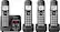 Angle. Panasonic - KX-TGD564M Link2Cell DECT 6.0 Expandable Cordless Phone System with Digital Answering System - Black.