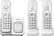 Angle. Panasonic - KX-TGD533W DECT 6.0 Expandable Cordless Phone System with Digital Answering System - White.