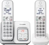 Angle Zoom. Panasonic - KX-TGD532W DECT 6.0 Expandable Cordless Phone System with Digital Answering System - White.
