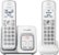 Angle Zoom. Panasonic - KX-TGD532W DECT 6.0 Expandable Cordless Phone System with Digital Answering System - White.