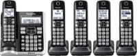 Angle Zoom. Panasonic - KX-TGF575S DECT 6.0 Expandable Cordless Phone System with Digital Answering System - Silver.