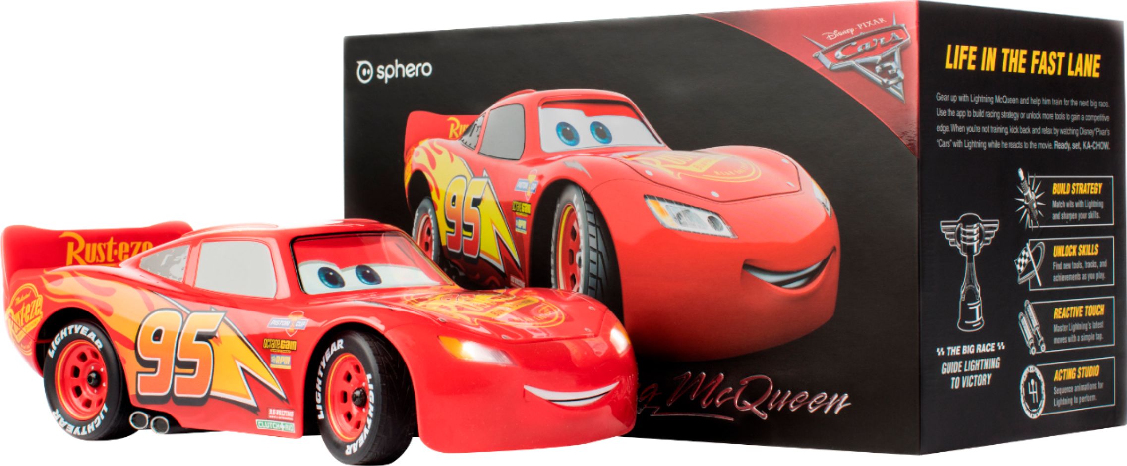 Ultimate Lightning McQueen Disney Cars 3 Sphero IRL McQueen is alive !Toy  Review 