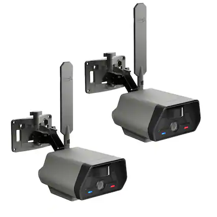 Front. Tactacam - Defend by Tactacam Cellular Security Camera 2-Pack - Graphite.