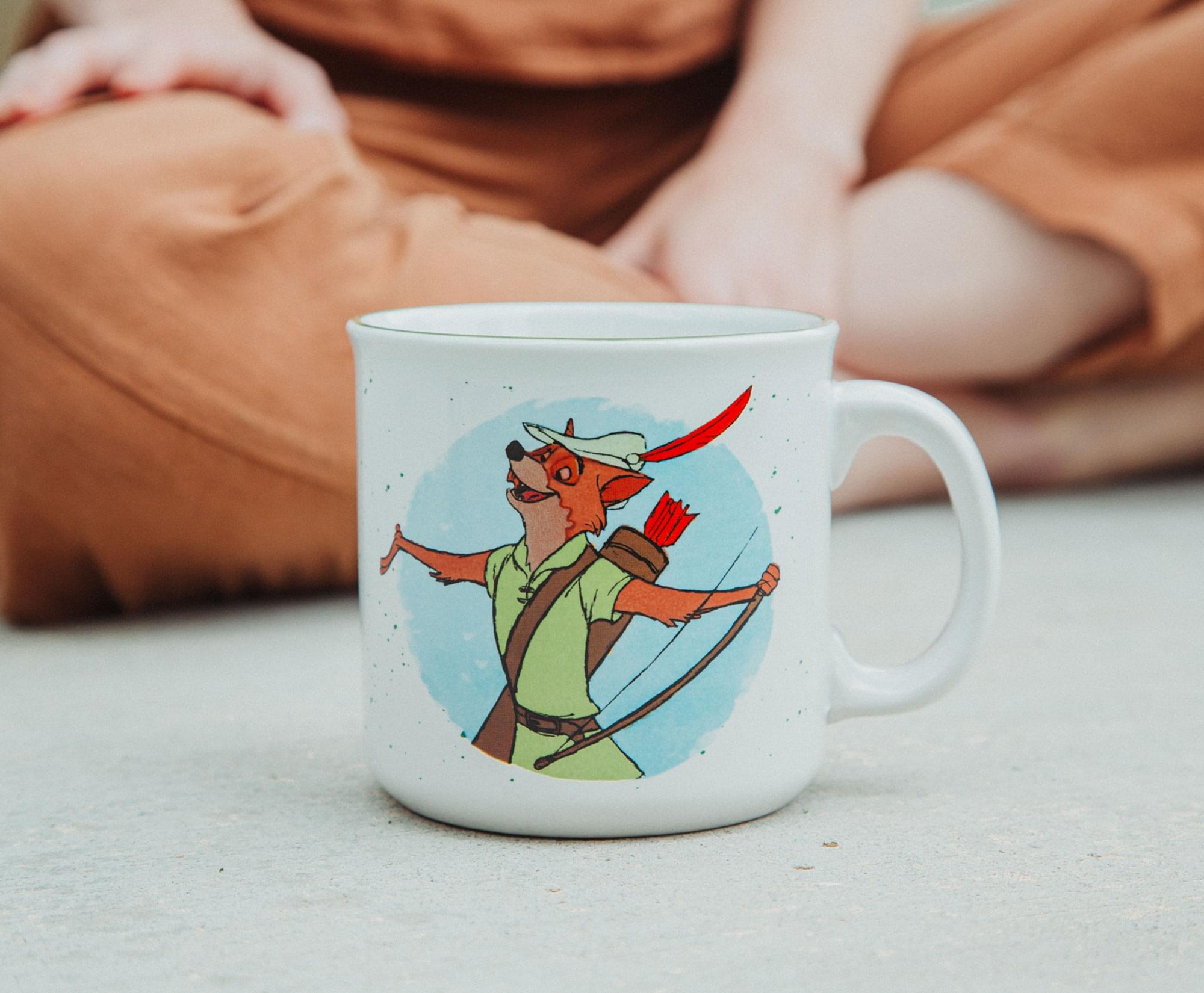 Alt View 10. Silver Buffalo - Disney Robin Hood Ceramic Camper Mug | Holds 20 Ounces - Green.