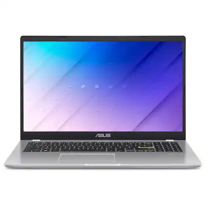 Front. ASUS - Vivobook Go 15 15.6" FHD Intel Celeron N4500 1.1 GHz up to 2.8 GHz 4GB RAM 128GB eMMC Windows 11 Home in S Mode - White.