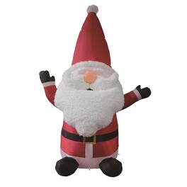 Celebrations - Santa Gnome 5 ft. Inflatable - Multicolored