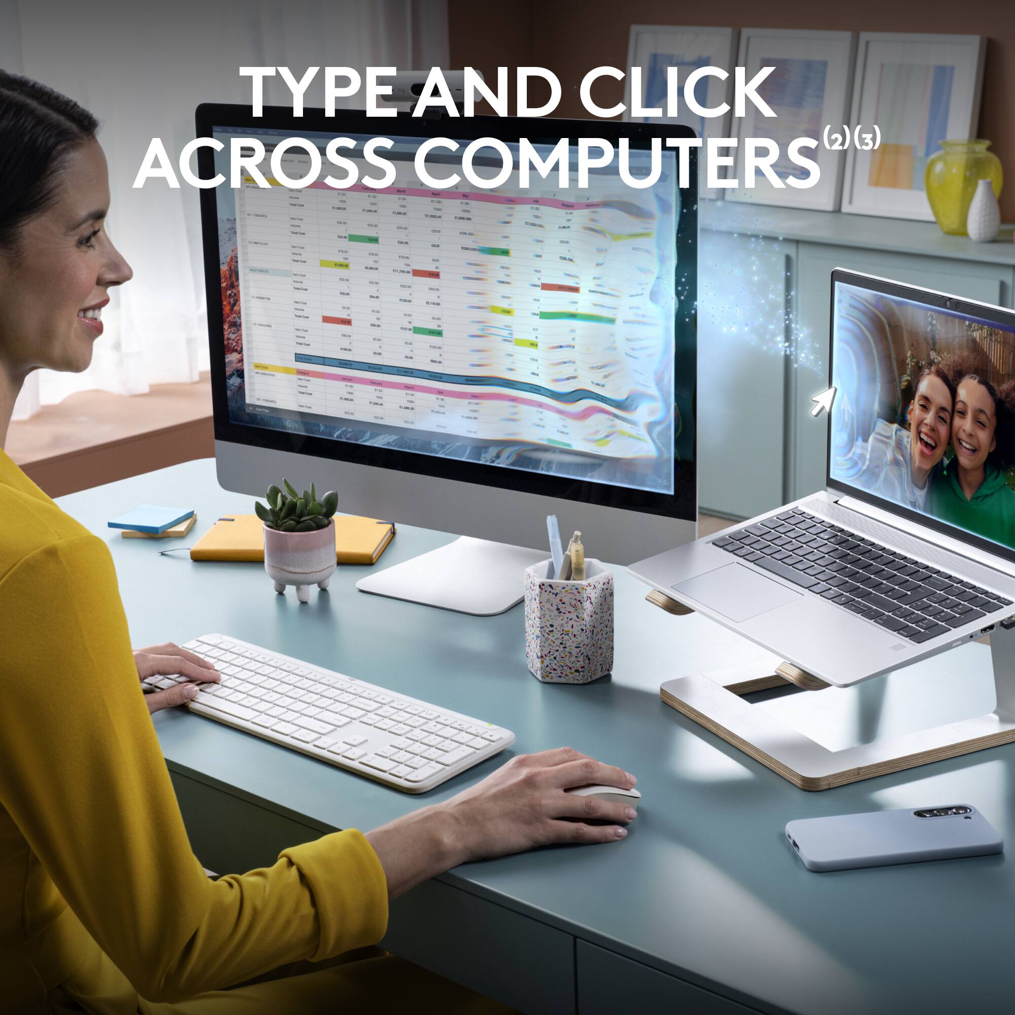TYPE AND CLICK ACROSS COMPUTERS (2)(3)