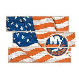 Fan Creations - New York Islanders 3-Plank Team Flag - Multicolor