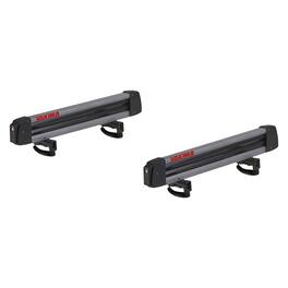 Yakima - FreshTrack 4 Universal Car Roof Top Mount Ski and Snowboard Rack, Black - Silver