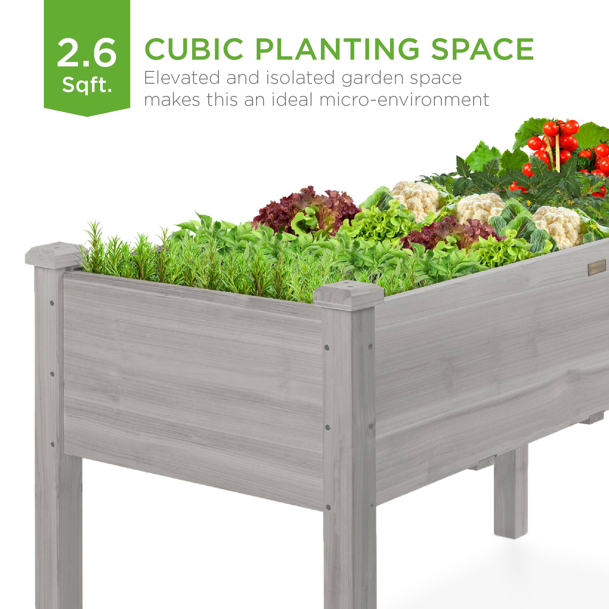 2.6 Sqft.

CUBIC PLANTING SPACE

Elevated and isolated garden space makes this an ideal micro-environment
