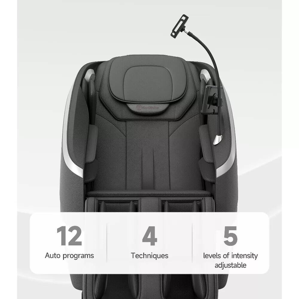 12 Auto programs  
4 Techniques  
5 levels of intensity adjustable