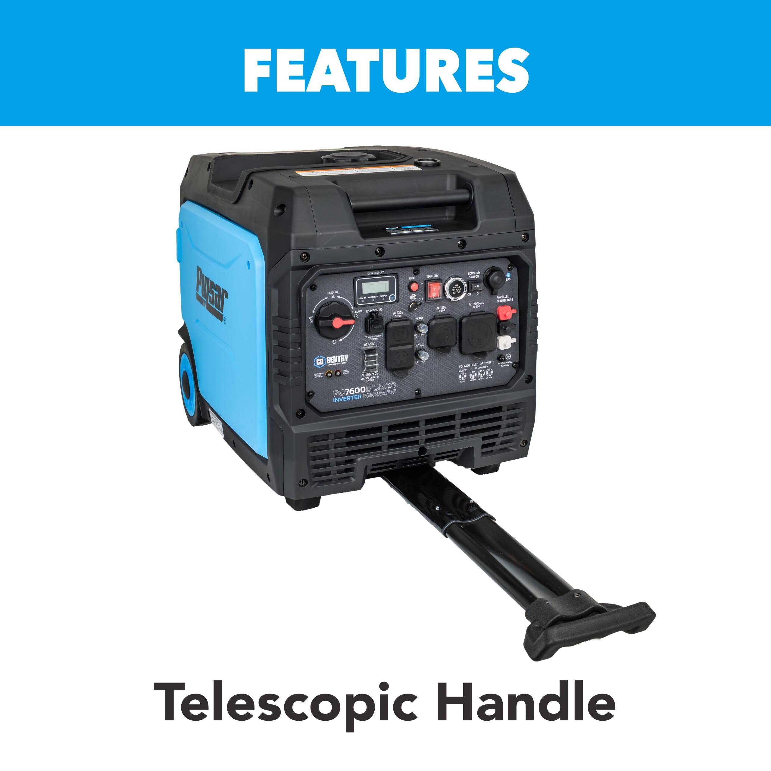 FEATURES

PuSaC SENTRY 7600 INVERTER

Telescopic Handle