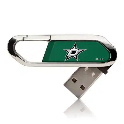 Front. Keyscaper - Dallas Stars Clip USB Flash Drive-16 GB USB-C - Multicolor.