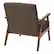 Alt View 11. OSP Home Furnishings - Davis Mid-Century Fabric Armchair - Klein Otter.