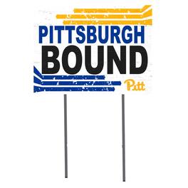 Jardine - Pitt Panthers 18'' x 24'' Bound Yard Sign - White