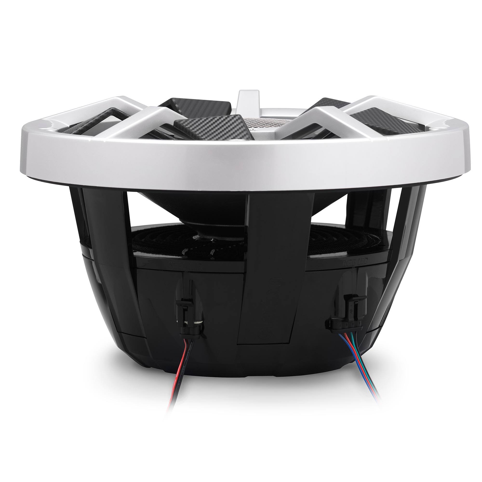 Alt View 3. Clarion - Clarion CM3013WL 12" Marine Subwoofer 300W RMS RGB Illumination IP55 - Black/Gray.