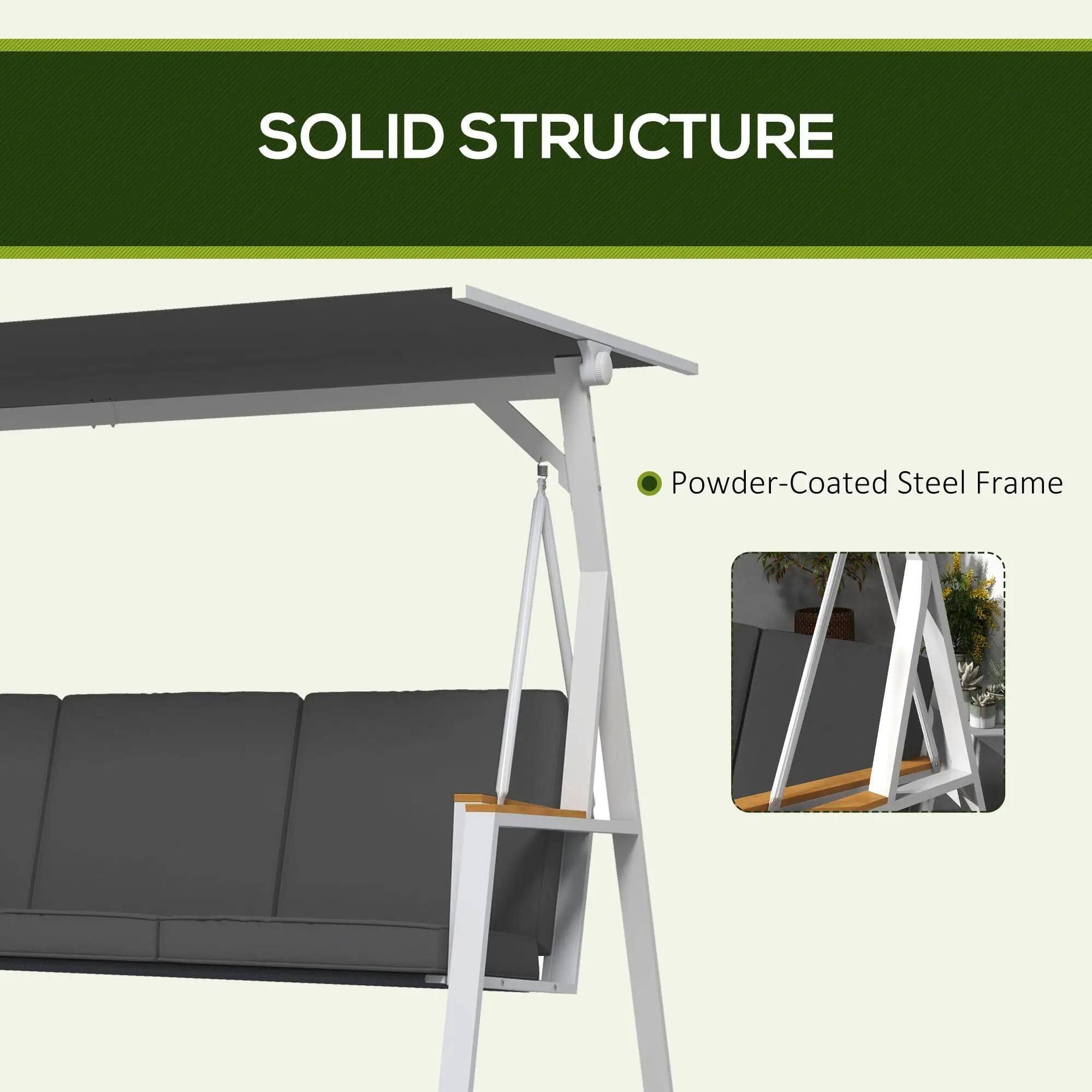 SOLID STRUCTURE

Powder-Coated Steel Frame