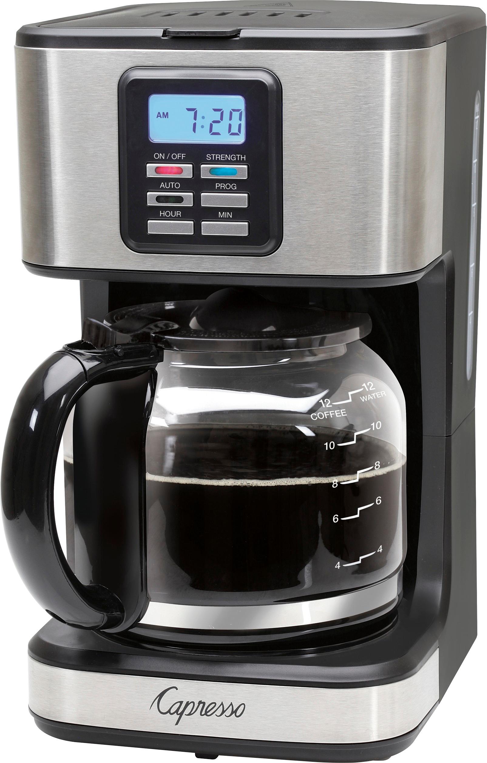 Capresso 10-Cup Programmable Coffeemaker with Stainless-Steel Thermal Carafe