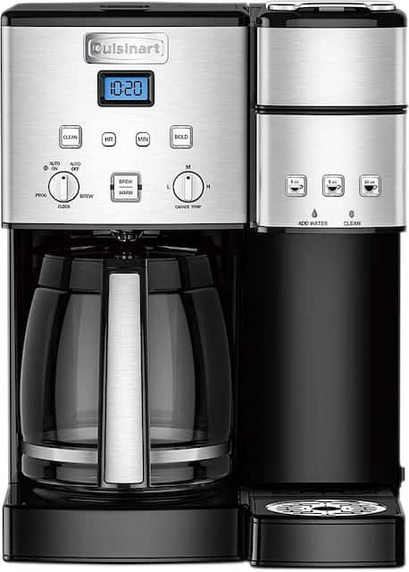 Cuisinart Stainless Steel Coffee Maker cuisinart coffee center 12 cup coffee maker and single serve brewer stainless