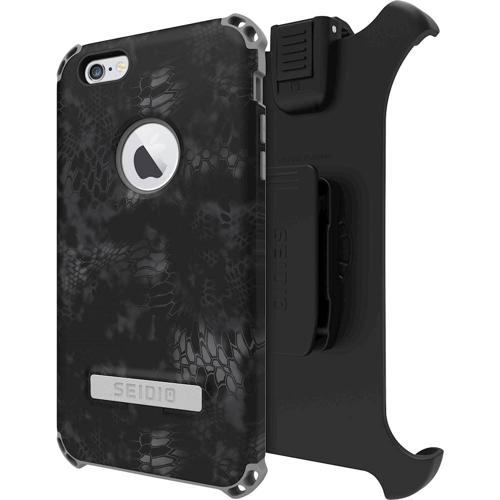 Seidio - DILEX Kryptek Combo Case for Apple® iPhone® 6 Plus and 6s Plus - Camouflage Typhon - Larger Front