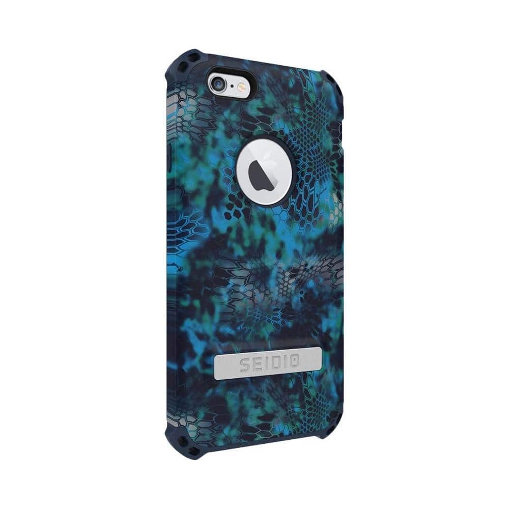 Seidio - DILEX Kryptek Combo Case for Apple® iPhone® 6 and 6s - Camouflage Pontus - Angle