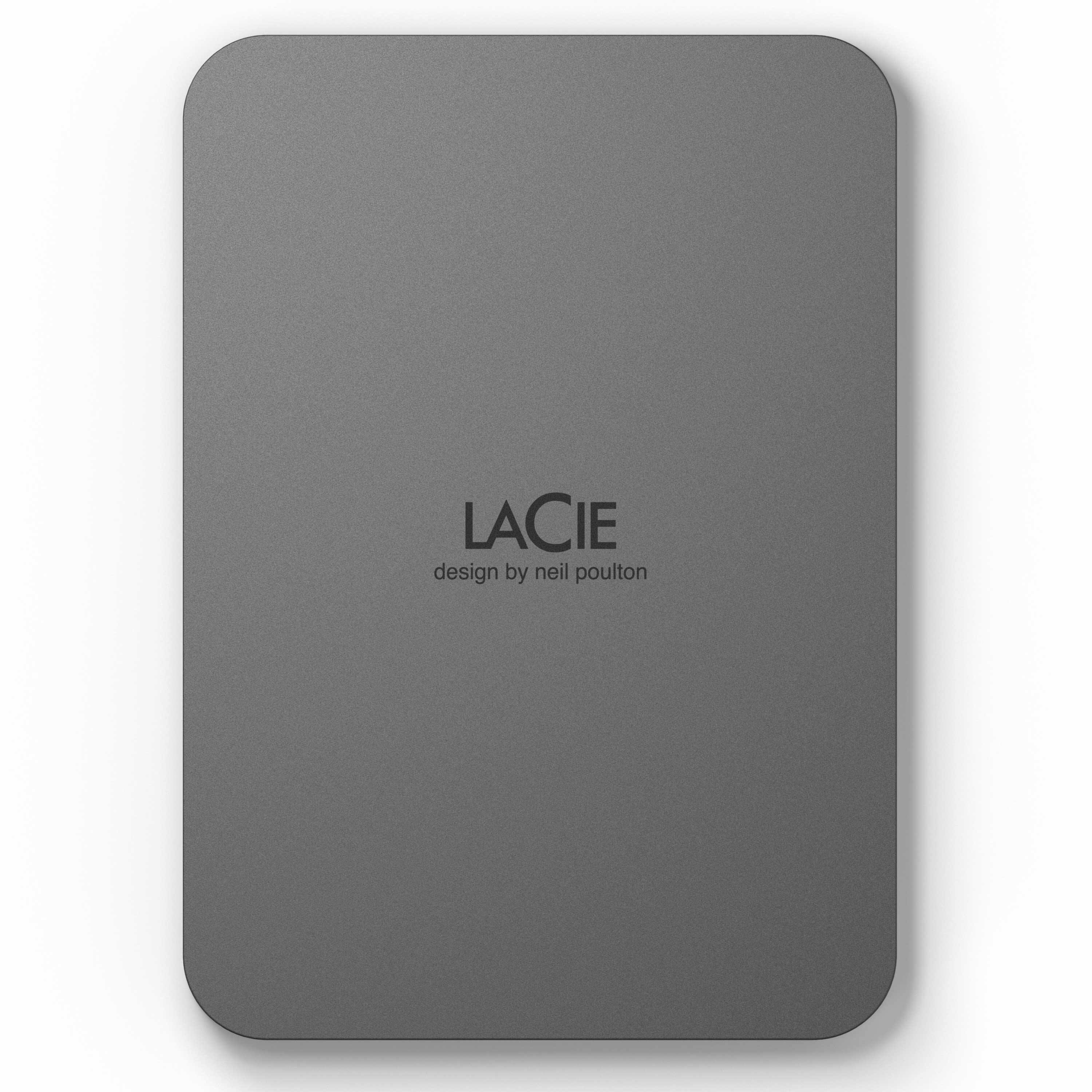 Angle. LaCie - LaCie Mobile Secure 2TB External USB-C 3.2 Portable Hard Drive with Rescue Data Recovery Services - Space Gray.