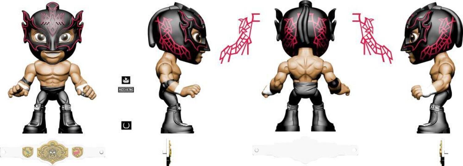 Alt View 4. PopMarket - Boss Fight Studio - Legends Of Lucha Libre - Luchacitos Display PDQ (Net)   - Collectibles - Multicolor.