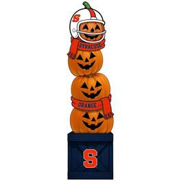 Fan Creations - Syracuse Orange 31" Stacked Pumpkin Leaner - Multicolor