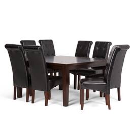 Simpli Home - Cosmopolitan / Eastwood 9-Piece Dining Set - Midnight Black