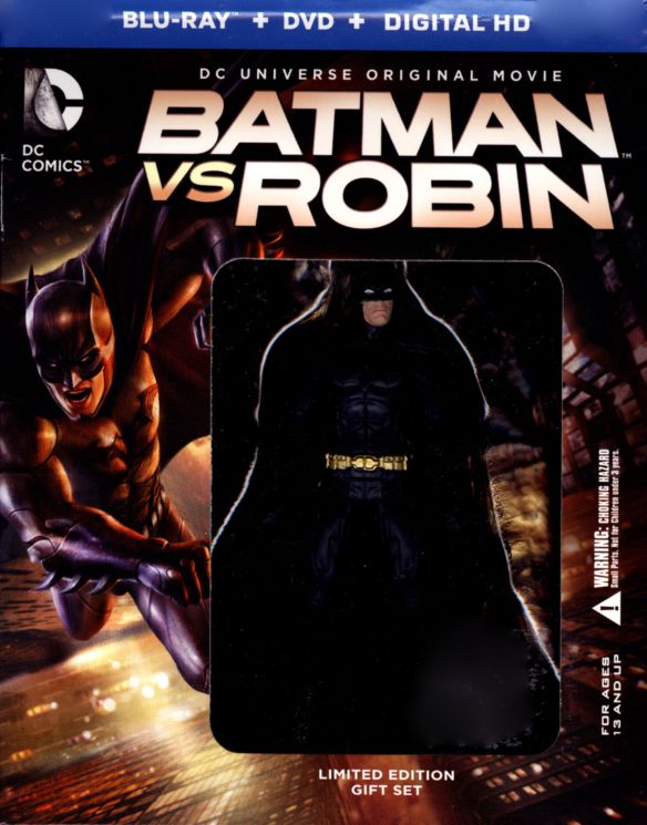  Batman vs. Robin [2 Discs] [Includes Digital Copy] [With Figurine] [Blu-ray/DVD] [2015]
